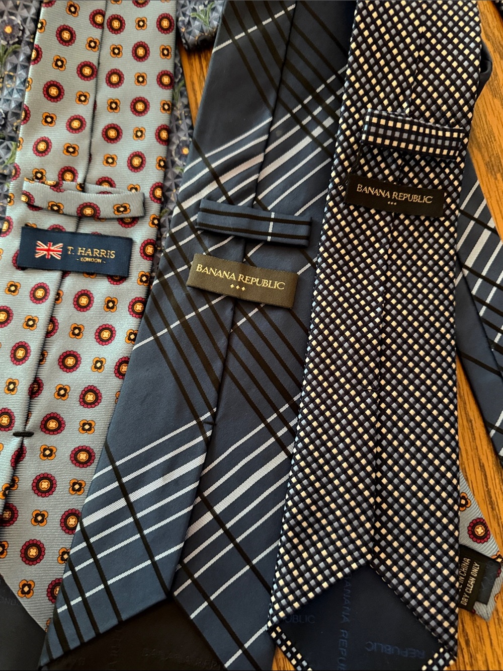 10 Men’s Silk Tie Lot Zegna Brooks Brothers J.Crew Tie Bar Banana Republic - Picture 7 of 14